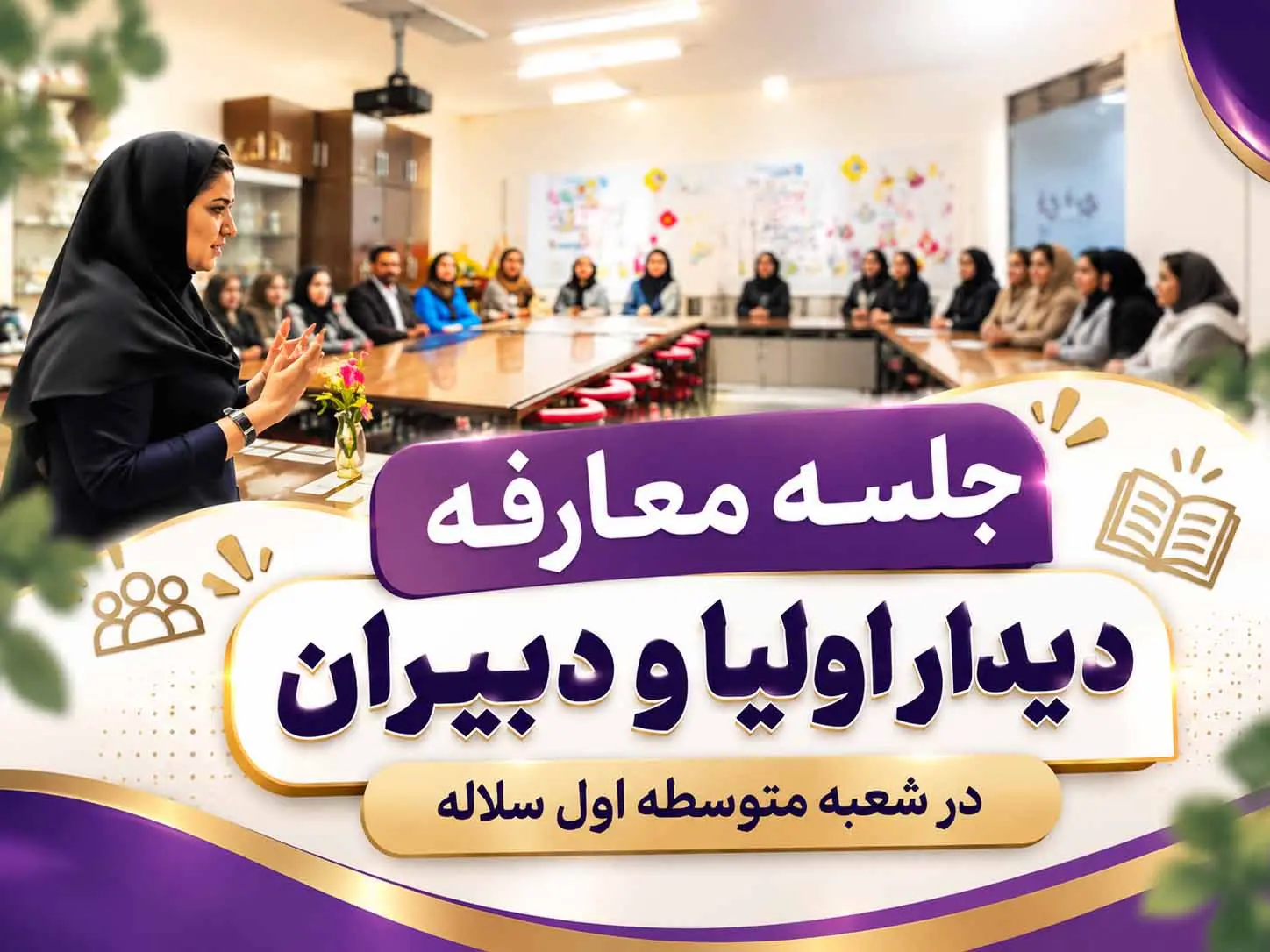جلسه دیدار اولیا و دبیران شعبه تیمسار شمس سلاله | مهر 1405